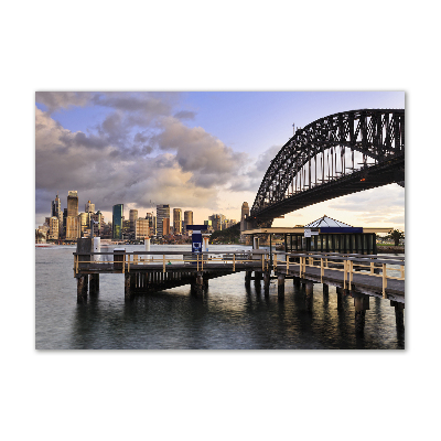 Acrylbild Fotodruck Sydney-Brücke