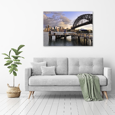 Acrylbild Fotodruck Sydney-Brücke