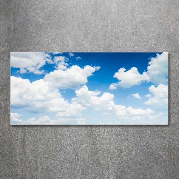 Acrylglas-Druck Wolken am Himmel