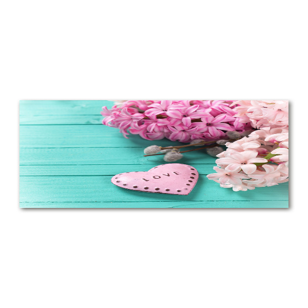 Acrylbild Fotodruck Ohne und Herz