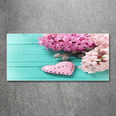 Acrylbild Fotodruck Ohne und Herz