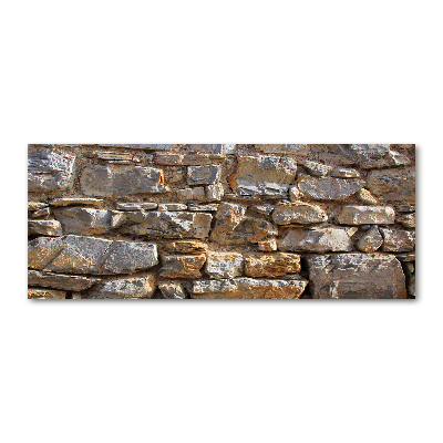 Acrylbild Fotodruck Steinmauer