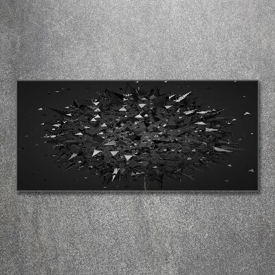 Foto auf Acryl 3D-Abstraktion