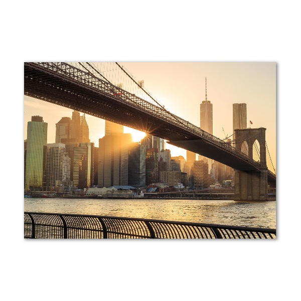 Acrylglas-Druck Brooklyn Bridge