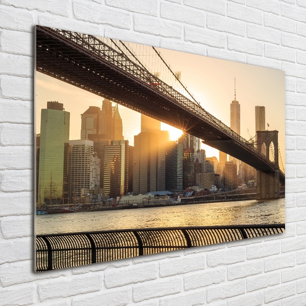 Acrylglas-Druck Brooklyn Bridge