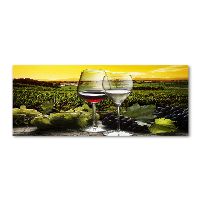 Acrylglas-Druck Wein und Trauben
