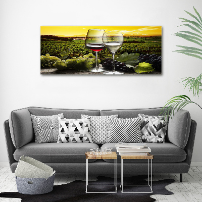 Acrylglas-Druck Wein und Trauben