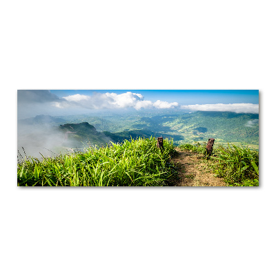 Bild auf Acrylglas Pfad zum Gipfel