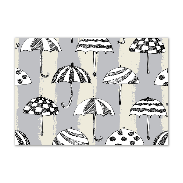 Foto auf Acryl Regenschirme