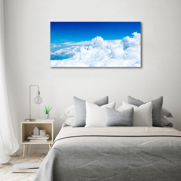 Acrylglas-Druck Wolken aus der Vogelperspektive
