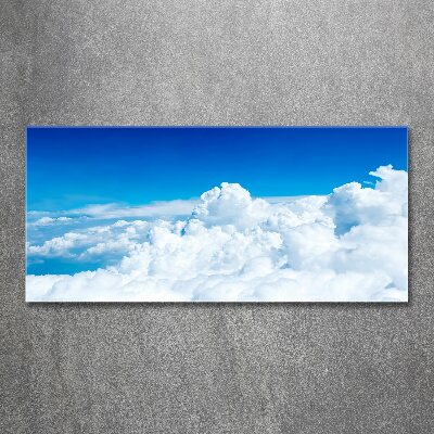 Acrylglas-Druck Wolken aus der Vogelperspektive