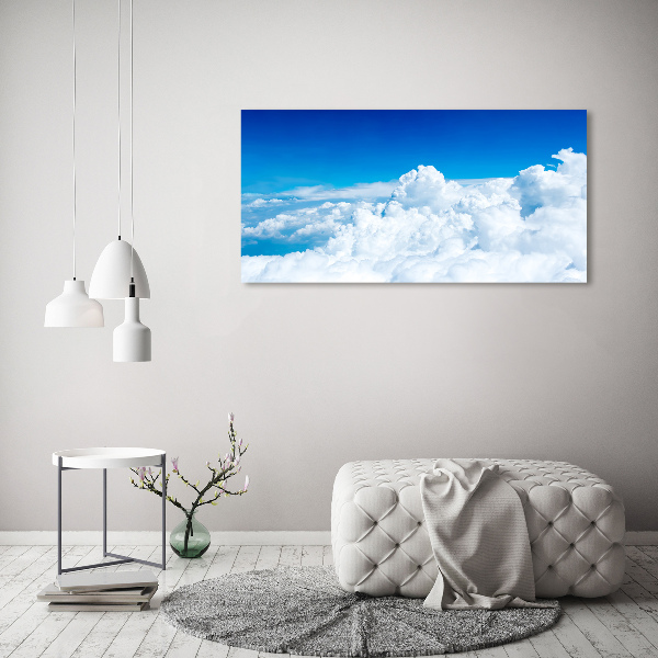 Acrylglas-Druck Wolken aus der Vogelperspektive
