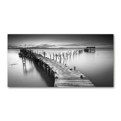 Foto auf Acryl Holzsteg