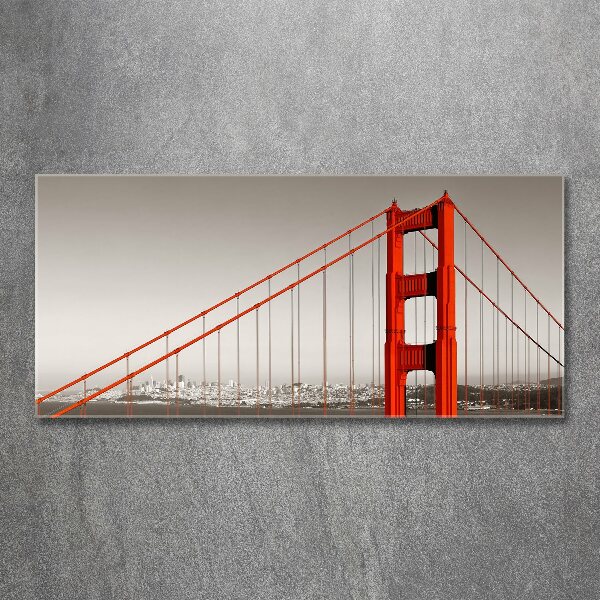 Bild auf Acrylglas San Francisco Brücke