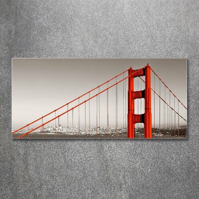 Bild auf Acrylglas San Francisco Brücke
