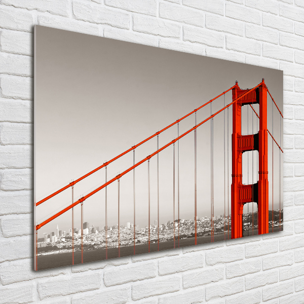 Bild auf Acrylglas San Francisco Brücke