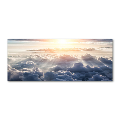 Acrylbild Fotodruck Wolken aus der Vogelperspektive