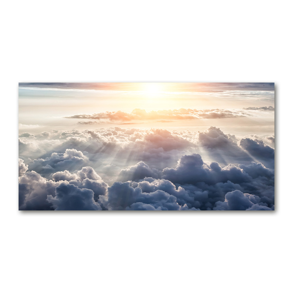 Acrylbild Fotodruck Wolken aus der Vogelperspektive