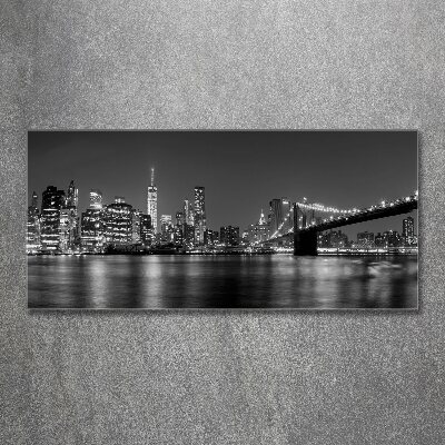 Foto auf Acryl Manhattan bei Nacht