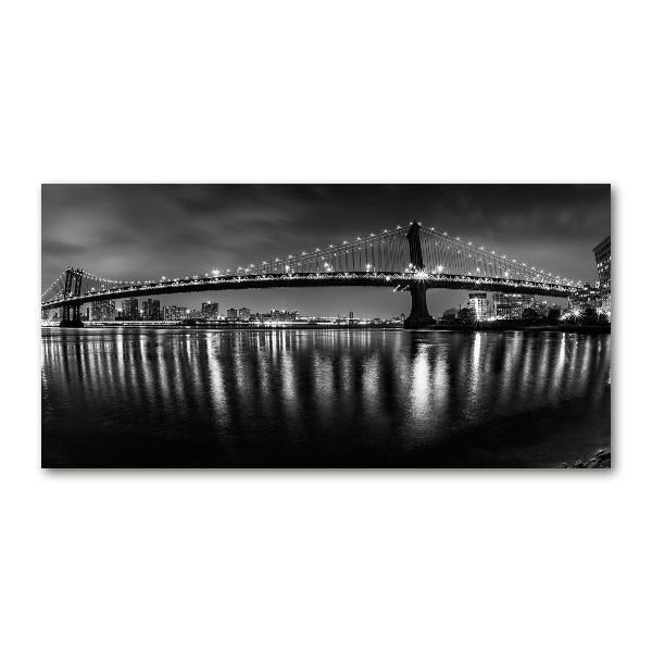 Bild auf Acrylglas Manhattan bei Nacht