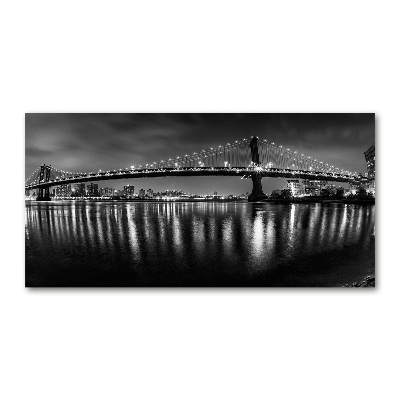 Bild auf Acrylglas Manhattan bei Nacht
