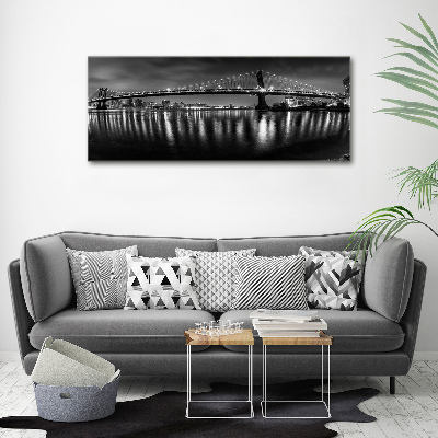 Bild auf Acrylglas Manhattan bei Nacht