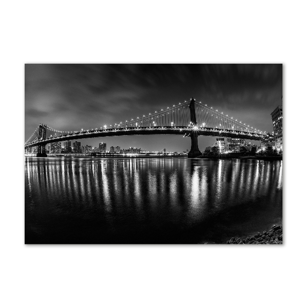 Bild auf Acrylglas Manhattan bei Nacht