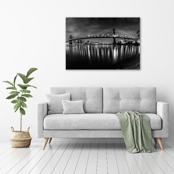 Bild auf Acrylglas Manhattan bei Nacht