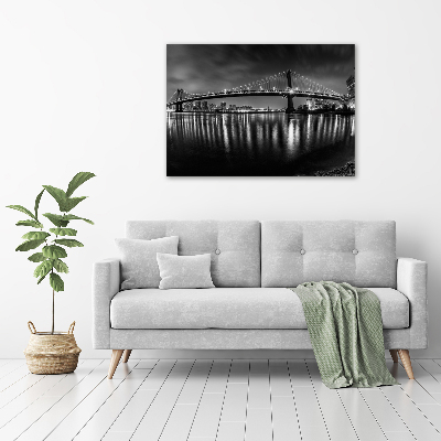 Bild auf Acrylglas Manhattan bei Nacht