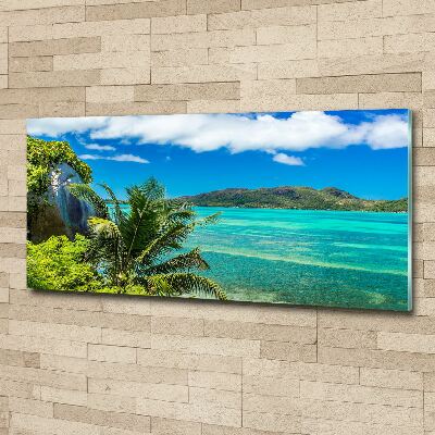Acrylbild Fotodruck Küste der Seychellen