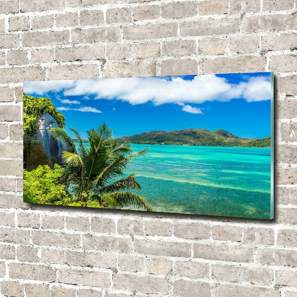 Acrylbild Fotodruck Küste der Seychellen