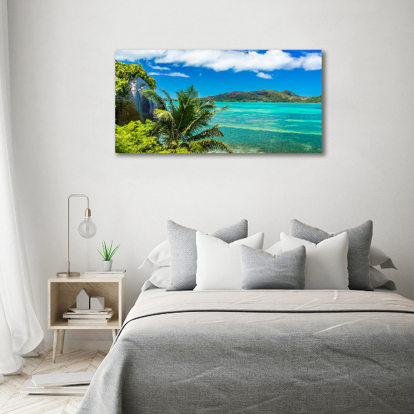 Acrylbild Fotodruck Küste der Seychellen