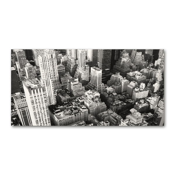 Acrylglas-Druck New York aus der Vogelperspektive