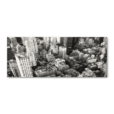 Acrylglas-Druck New York aus der Vogelperspektive