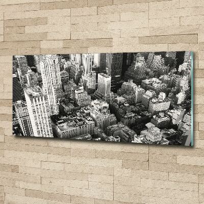 Acrylglas-Druck New York aus der Vogelperspektive