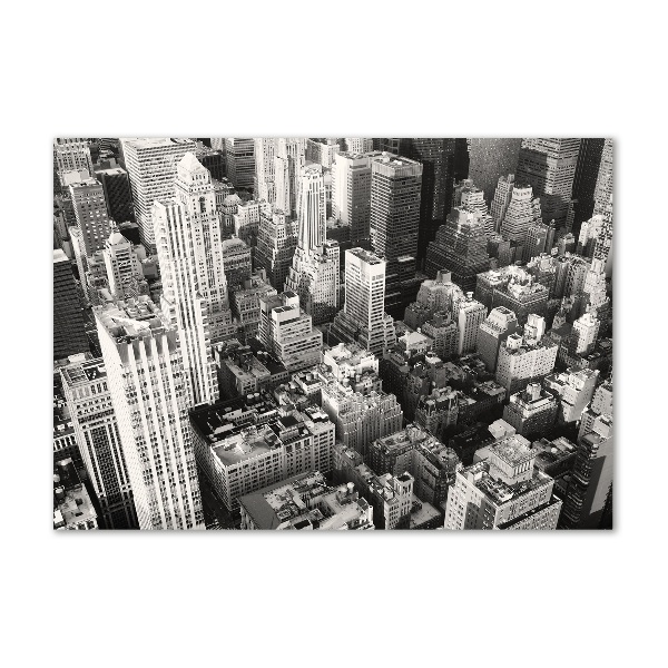 Acrylglas-Druck New York aus der Vogelperspektive