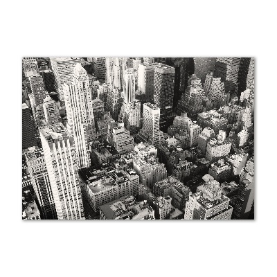 Acrylglas-Druck New York aus der Vogelperspektive