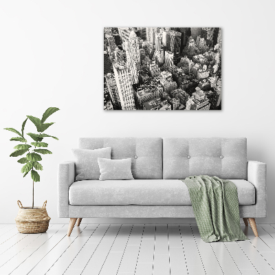 Acrylglas-Druck New York aus der Vogelperspektive