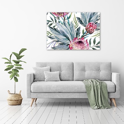 Acrylbild Fotodruck Protea