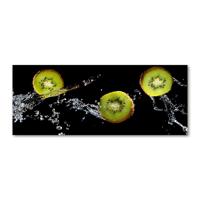 Foto auf Acryl Kiwi und Wasser