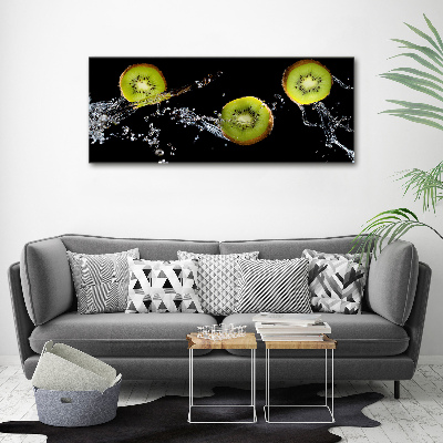 Foto auf Acryl Kiwi und Wasser