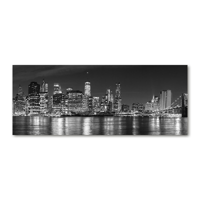 Foto auf Acryl Manhattan bei Nacht