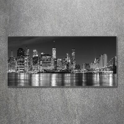 Foto auf Acryl Manhattan bei Nacht