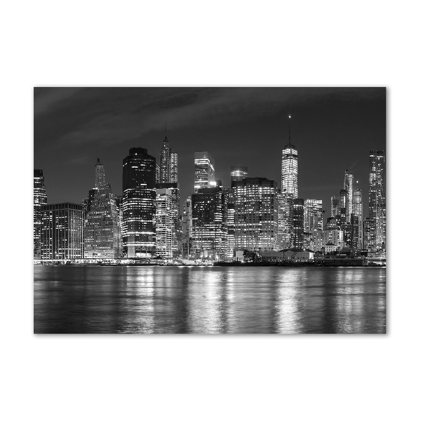 Foto auf Acryl Manhattan bei Nacht