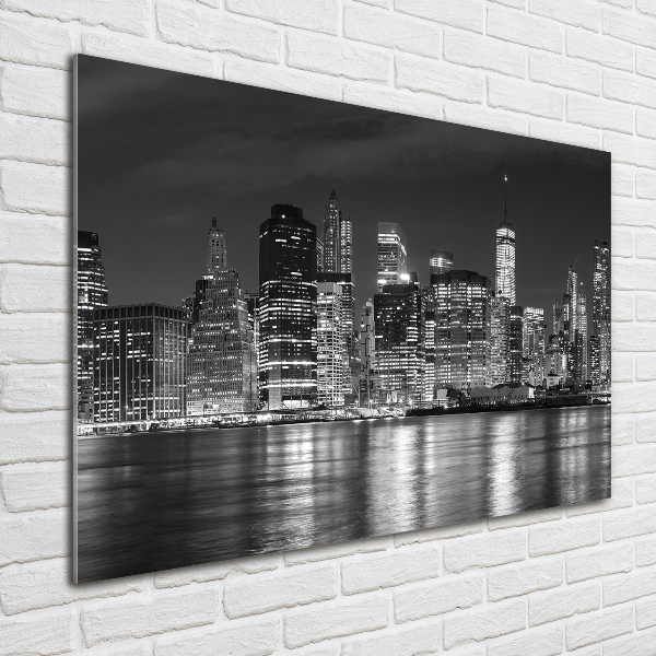 Foto auf Acryl Manhattan bei Nacht