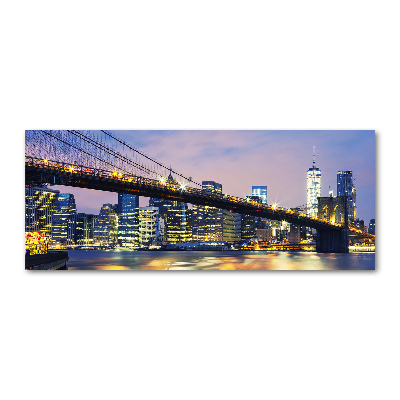 Acrylbild Fotodruck Brooklyn Bridge