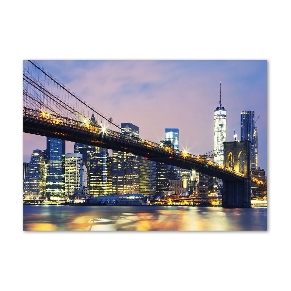 Acrylbild Fotodruck Brooklyn Bridge