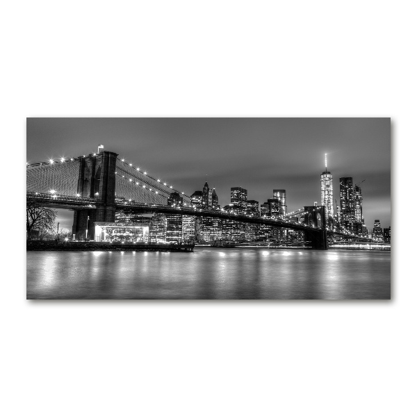Acrylbild Fotodruck Brooklyn Bridge