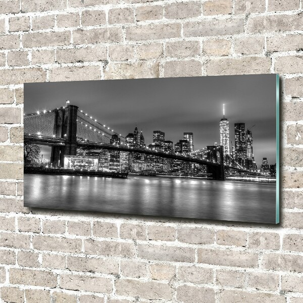 Acrylbild Fotodruck Brooklyn Bridge