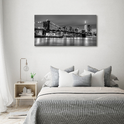 Acrylbild Fotodruck Brooklyn Bridge